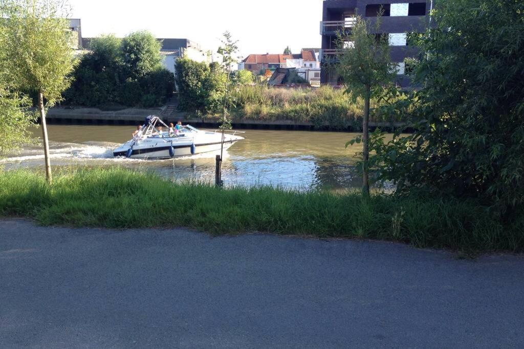 Residentie Pelikaan - Nice View On The Leie Deinze Luaran gambar